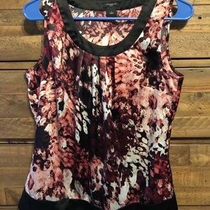 Ann Taylor Silky Blouse Tank Stylish Career Shell